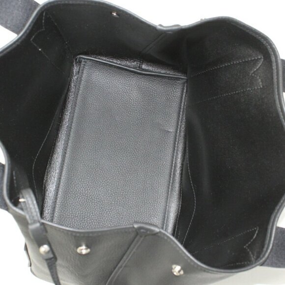 BALENCIAGA Black Leather Tote Bag - Picture 9 of 12